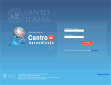 Tablet Screenshot of ca.santotomas.cl